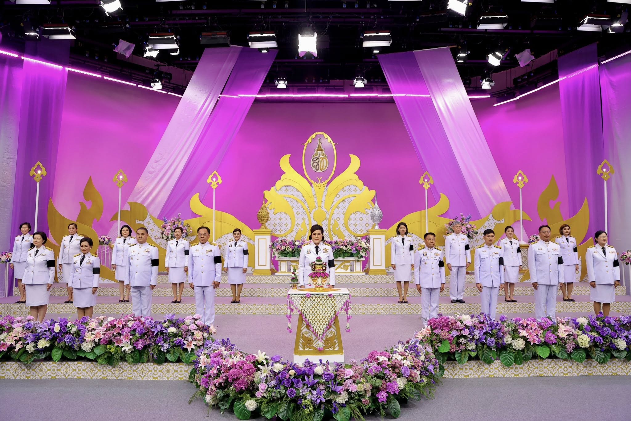 อธิบดีกรมประชาสัมพันธ์ พร้อมด้วยคณะผู้บริหาร ถวายพระพรชัยมงคลเนื่องในโอกาสวันเฉลิมพระชนมพรรษา สมเด็จพระนางเจ้าสุทิดา พัชรสุธาพิมลลักษณ พระบรมราชินี 3 มิถุนายน 2569