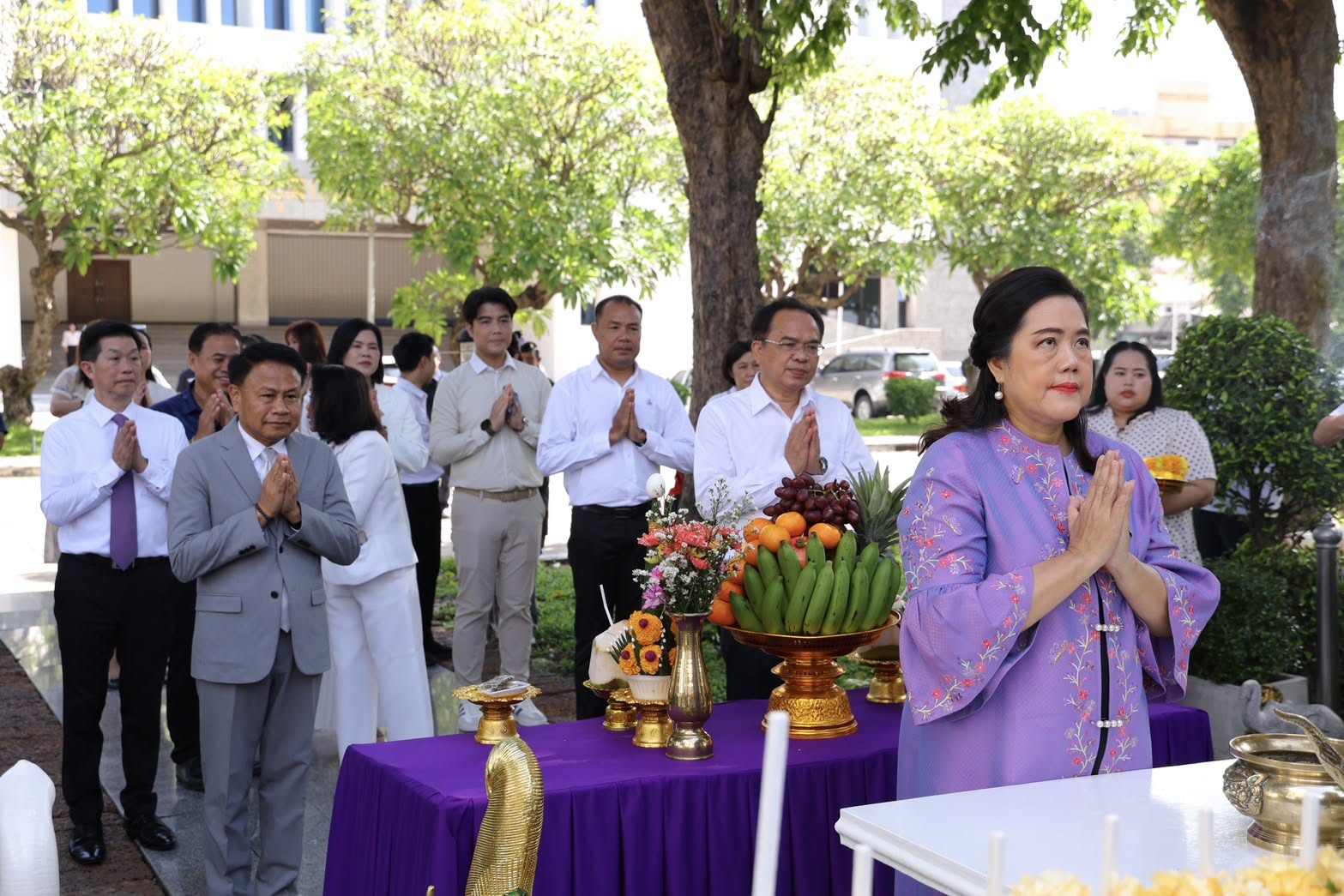 กรมประชาสัมพันธ์ จัดพิธีสักการะสิ่งศักดิ์สิทธิ์เนื่องในวาระเกษียณอายุราชการ ผู้บริหารระดับสูง ประจำปี 2569